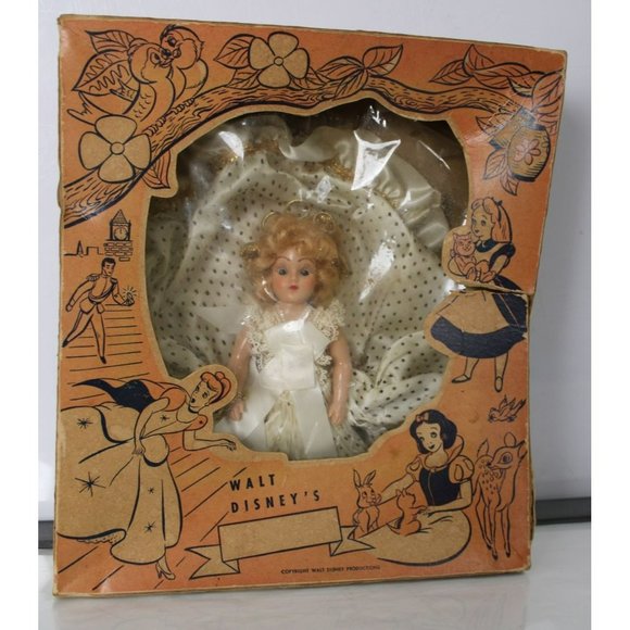 1950s Walt Disney Cinderella - 7.5" - Sleepy Eyes Doll - #737 - Picture 1 of 6